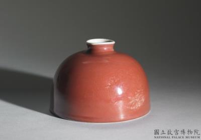 图片[2]-Flat bulbous vase with red glaze, Qing dynasty, Kangxi reign (1662-1722)-China Archive